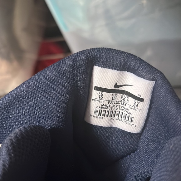 NIKE Navy Force Savage Pro Shark Football Cleats 16 - Picture 8 of 12